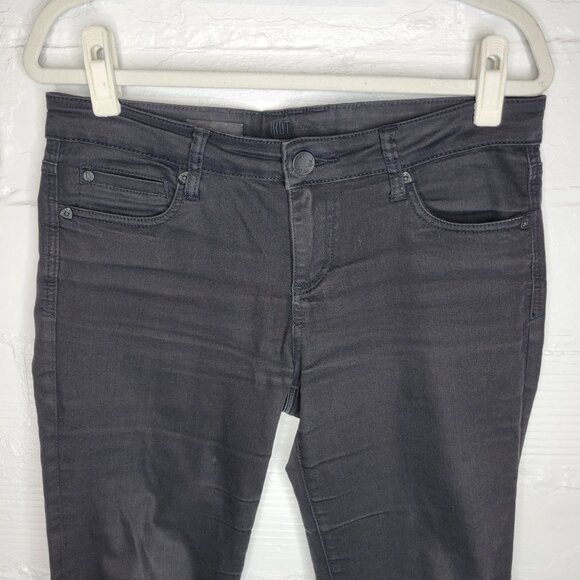 Kut From The Kloth Women's Size 8 Jeans Diana Skinny Black - Picture 3 of 7